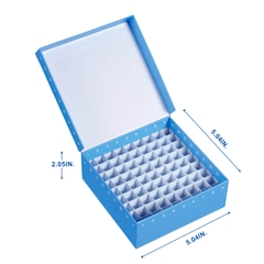 Hộp đựng ống Vial 0.5ml/1.5ml/2.0ml/5.0ml và lọ trữ lạnh, bằng bìa cứng, hãng Biologix-USA