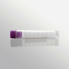 Cryo tube 4.0mL, 50 cái/túi-tiệt trùng, nắp vặn màu tím (Cryogenic Vial), hãng Biosharp tekcovina