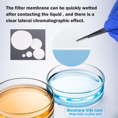 Màng lọc cellulose acetate (CA) đk 13-50mm/0.45µm, 4x25 chiếc/hộp, hãng Biosharp