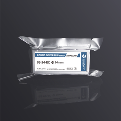 100 chiếc/hộp-Lam kính tròn, cho đĩa nuôi cấy tế bào 6- 48 giếng, Biosharp