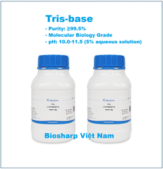 Đệm Tris-base; Tris; Trimethylaminomethane, 500g/1kg, Mã: BS083, hãng Biosharp