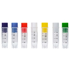 Lọ trữ lạnh 2.0ml, 25 cái/túi- tiệt trùng, ren trong- có mã vạch (-196°C) Biologix