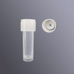 Ống đựng mẫu 5mL/10mL, nắp vặn, tự đứng, 100 cái/ gói-tiệt trùng, hãng Biosharp