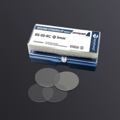 100 chiếc/hộp-Lam kính tròn, cho đĩa nuôi cấy tế bào 6- 48 giếng, Biosharp