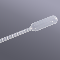 1ml Pipet pasteur nhựa chia vạch, 1 cái/gói vô trùng, Ống hút nhỏ giọt thí nghiệm, Biosharp