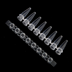 0.1ml PCR 8- Strip nắp vòm, ống trong-ống đục, 125 Strip/hộp, hãng Fcombio-USA