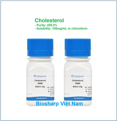 Chính hãng Cholesterol, Isoctanol, Purity: ≥99.0%, đóng gói: 25g/100g, Mã BS922, hãng Biosharp