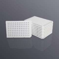 Đĩa PCR 96-well 0.1-0.2ml, 10 cái/túi, PCR Plate Semi-skirted, DNase/RNase-free, Labselect tekcovina