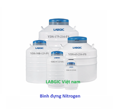Bình Nitơ lỏng 30-50 Lít, cổ 125mm, Vỏ bình nito lỏng-Bình chứa khí nito lỏng