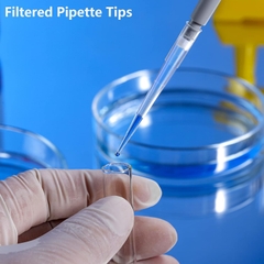 Đầu côn có lọc-bám dính thấp, hộp 96 típ-vô trùng (Pipette filter tips), hãng Fcombio-USA