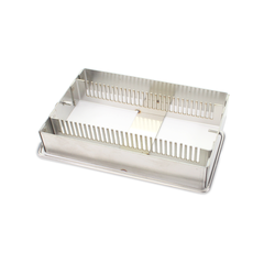 Giá nhuộm lam 30 vị trí nằm ngang inox (Staining Rack), BS-30-HSR, hãng Biosharp
