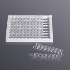 Đĩa/Phiến Elisa- nuôi cấy tế bào 8 Strip 96 Well có thể tháo rời, tiệt trùng, TC-treated, Labselect
