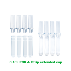 0.1ml PCR 4- Strip tube, extended cap, Clear, 250 Strip/hộp, hãng Fcombio-USA tekcovina