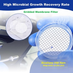 (Vô trùng) Màng lọc Vi Sinh (MCE), đk 47 và 50mm/0.8μm-0.22µm-0.45μm, 100 chiếc/hộp, Biosharp