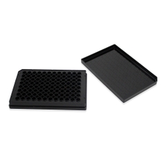 Đĩa/ Phiến nuôi cấy tế bào solid black/ solid white 96 Well, đáy phẳng, Sterile TC-treated