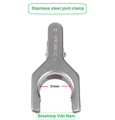 (Inox) Kẹp cổ bình cầu- khớp nối (Stainless steel Joint Clamp), #12-50, hãng Biosharp