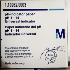 Giấy đo pH 1-14, code 110962, Merck-Đức