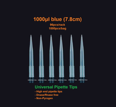 Đầu côn/ đầu típ 10μl-1250μl, 96 típ/hộp-1000 típ/gói (Pipette tips-Virgin PP), Fcommbio