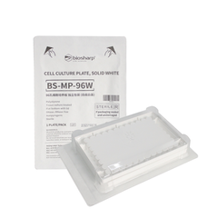 Đĩa nuôi cấy tế bào 96 giếng màu đen và trắng (96-well cell culture plate), hãng Biosharp