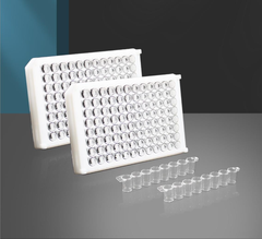 96-Giếng Strip Plates 8-well/ 12-well có thể tháo rời (96-Well Plate Strips)