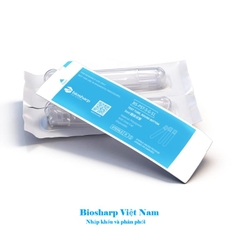 5ml-12ml-14ml- Ống nghiệm nhựa PS/ PP, đáy tròn, chia vạch, 1 cái/túi-Sterile,100 cái/hộp, Biosharp
