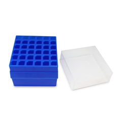 Hộp/ Giá đựng ống 0.5-50ml, có nắp, 16-96 vị trí, chất liệu nhựa, Tube Rack