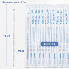 Pipette nhựa PS tiệt trùng 1 cái/ túi, dung tích 1ml- 50ml (Serological Pipettes), Biologix-USA