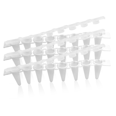 8-Strip PCR Tubes 0.1ml nắp phẳng, Hãng: Biologix- USA