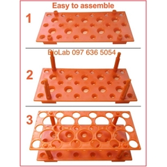 Giá đựng ống Falcon 15ml/50ml nhỏ, Mã: CTR1002, hãng FcomBio (Centrifuge Tube Rack)