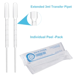 Ống hút Pasteur 1ml/ 3ml tiệt trùng 1 chiếc/gói, Hộp 500 cái (Transfer Pipets 3ml), Biologix-USA