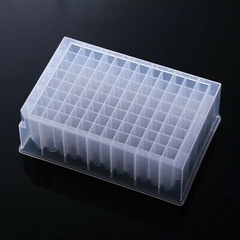 Deep Well Plates 96 giếng vuông, 2.2ml-đáy U, DNase & RNase free, Biologix