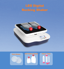 Máy lắc ngang kỹ thuật số màn hình LED, 10-80rpm, Rocking Shaker, hãng LABGIC