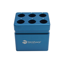 Giá giữ lạnh ống 15ml và 50ml, bằng hợp kim nhôm, (0°C-4°C trong 1-2h) hãng Biosharp