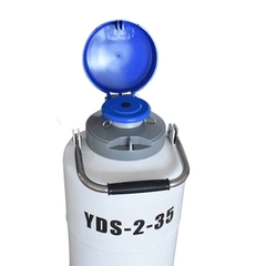 Bình chứa nitơ lỏng, dung tích 2L, model YDS-2-35S (Liquid nitrogen tank) 35mm diameter), hãng Labgic