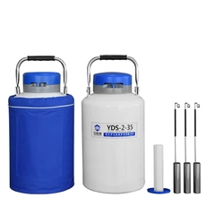 Bình chứa nitơ lỏng, dung tích 2L, model YDS-2-35S (Liquid nitrogen tank) 35mm diameter), hãng Labgic