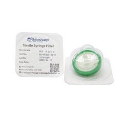 PES-Màng lọc tiệt trùng 13-33mm, lỗ 0.22µm/ 0.45µm (Sterile Syringe Filter), Biosharp