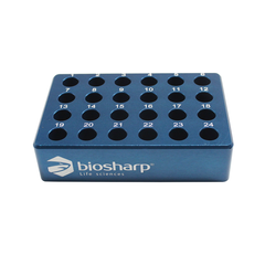 Giá giữ lạnh hợp kim 60 vị trí, cho ống 0.2ml/1.5ml đáy V, mã BC032, Metal Coolbox, Biosharp