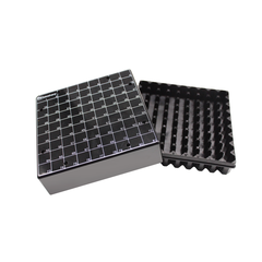 Hộp đựng Cryotube 2ml, 81/100 vị trí, chất liệu PC-mầu đen, hãng Bioharp