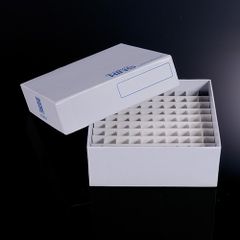 Hộp trữ đông cho ống Cryo 5ml 100 vị trí (Cardboard Freezer Boxes), 90-1300, hãng Biologix