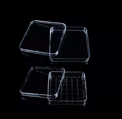 Đĩa petri vuông 100mm,150mm, 250mm, chất liệu PS, Petri dish Vô trùng, hãng Fcombio-USA