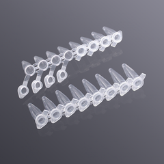 0.1ml/ 0.2ml 8 Strip PCR Tube nắp liền ống, 120 trip/ gói, hãng Labselect