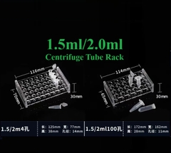 Rack/ Giá đỡ ống ly tâm 1.5ml, 24/48/96/100 vị trí (Centrifuge Tube Rack), hãng Biosharp