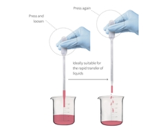 1ml Pipet pasteur nhựa chia vạch, 1 cái/gói vô trùng, Ống hút nhỏ giọt thí nghiệm, Biosharp