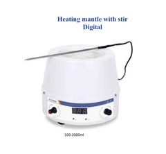 Bếp ủ bình cầu có khuấy (Heating mantle with stir), 100ml-2000ml, Nhiệt độ tối đa 380°C, 0-1600 vòng/phút