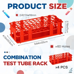 Giá/ Rack đựng ống nghiệm/ ống ly tâm-Test Tube rack Φ13-80mm, hãng Fcombio