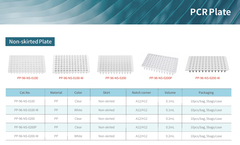Đĩa PCR 96-well 0.1-0.2ml, 10 cái/túi, PCR Plate Non-skirted, DNase/RNase-free, Labselect