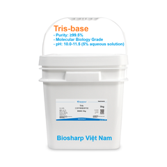 Tris-base; Tris; Trimethylaminomethane, đóng gói 5kg/ 25kg, Mã: BS083, hãng Biosharp