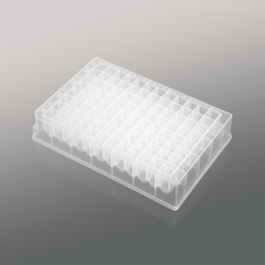 Đĩa 96 giếng đáy chữ V/U trong suốt, 5 cái/ túi (deep well plate), hãng LABSELECT