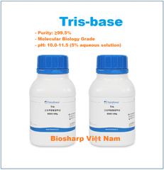 Đệm Tris-base; Tris; Trimethylaminomethane, 500g/1kg, Mã: BS083, hãng Biosharp
