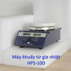 Máy khuấy từ gia nhiệt hiển thị số, 350°C, 5L H2O, mâm nhiệt Ceramic, hãng Fcombio-USA
